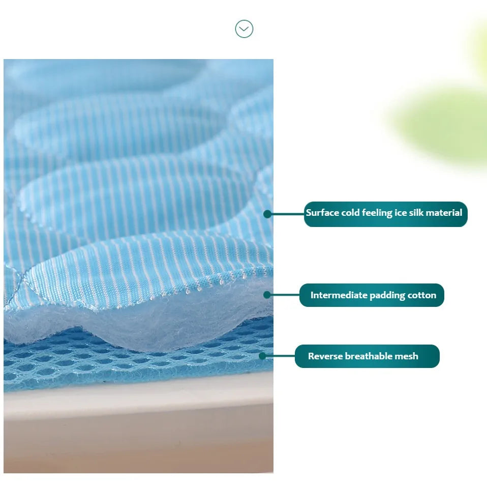 Extra Large Dog Cooling Mat - Summer Cold Bed & Pet Blanket