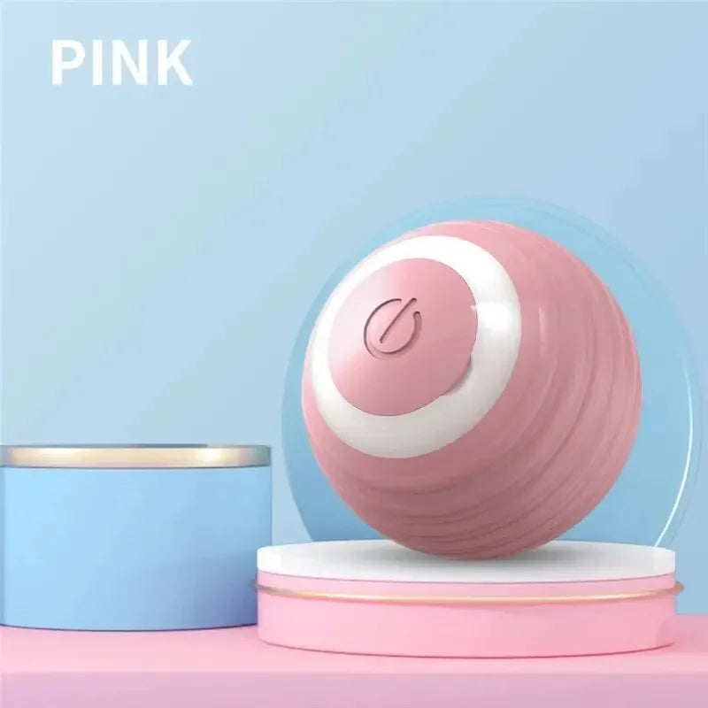 Interactive Self-Moving Electric Cat Ball - Automatic Rolling Toy for Kittens