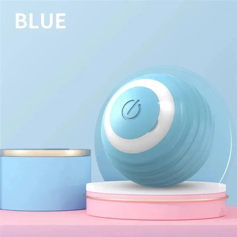 Interactive Self-Moving Electric Cat Ball - Automatic Rolling Toy for Kittens